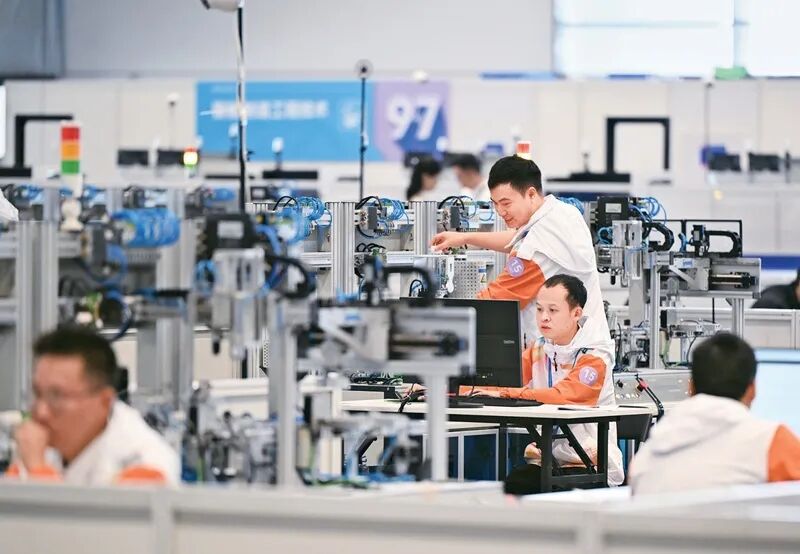 2025年第三届全国技能大赛工业互联网工程技术项目比赛现场